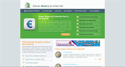 Desktop Screenshot of ganardineroporyeninternet.com